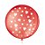 Balão de Festa Decorado - Coração - 5" 12 cm - 15 unidades - Balões São Roque - Rizzo - Imagem 1