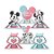 Decoração de Mesa Festa Chá Revelação Disney  - 6 unidades - Regina - Rizzo Embalagens - Imagem 1