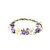 Tiara Coroa de Violetas Violeta e Branco - 1 unidade - Cromus - Rizzo - Imagem 1