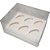 Caixa Degustação Branca 50g a 80g com 6 cavidades - 5 unidades - Assk - Rizzo - Imagem 1