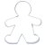 Cortador Gingerbread 1 G Ref. 123 RR Cortadores Rizzo Confeitaria - Imagem 1