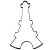 Cortador Torre Eiffel Ref. 175 RR Cortadores Rizzo Confeitaria - Imagem 1