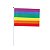 Bandeira Arco-irís - 14cm x 21cm - 1 unidade - Cromus  - Rizzo - Imagem 1