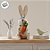 Coelho Decorativo Com 3 Cenouras - Terracota - 1 unidade - Cromus Páscoa - Rizzo - Imagem 3