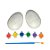 Enfeite Decorativo - 2 Ovos para Colorir  - 2 unidades - Artlille - Rizzo - Imagem 1