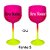 Taça de Gin para Personalizar c/ Nome - Amarelo e Pink - 1 unidade - Rizzo - Imagem 7
