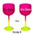 Taça de Gin Personalizado c/ Nome - Amarelo e Pink - 1 unidade - Rizzo - Imagem 7