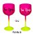 Taça de Gin para Personalizar c/ Nome - Amarelo e Pink - 1 unidade - Rizzo - Imagem 8