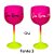 Taça de Gin para Personalizar c/ Nome - Amarelo e Pink - 1 unidade - Rizzo - Imagem 5