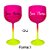Taça de Gin para Personalizar c/ Nome - Amarelo e Pink - 1 unidade - Rizzo - Imagem 3