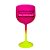 Taça de Gin para Personalizar c/ Nome - Amarelo e Pink - 1 unidade - Rizzo - Imagem 1