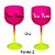 Taça de Gin para Personalizar c/ Nome - Amarelo e Pink - 1 unidade - Rizzo - Imagem 4