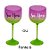Taça de Gin para Personalizar c/ Nome - Verde e Roxo - 1 unidade - Rizzo - Imagem 8