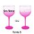 Taça de Gin para Personalizar c/ Nome - Pink  - 1 unidade - Rizzo - Imagem 7
