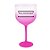 Taça de Gin para Personalizar c/ Nome - Pink  - 1 unidade - Rizzo - Imagem 1