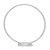 Arco de Mesa para Balão 38cm - Branco - 1 unidade - Rizzo - Imagem 1
