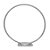 Arco de Mesa para Balão 38cm - Prata - 1 unidade - Rizzo - Imagem 1