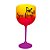 Taça de Gin c/ Nome e Figura - Roxa, Pink e Amarelo - 1 unidade - Rizzo - Imagem 2