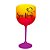 Taça de Gin c/ Nome e Figura - Roxa, Pink e Amarelo - 1 unidade - Rizzo - Imagem 3