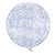 Balão Bubble Transparente com Glitter Azul Escuro - 11" 26cm - 1 unidade - PartiuFesta - Rizzo - Imagem 1