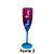 Taça de Champanhe c/ Nome - Azul e Pink Neon - 1 unidade - Rizzo - Imagem 3