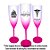 Taça de Champanhe Personalizável - Pink - 1 unidade - Rizzo - Imagem 2
