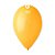 Balão de Festa Látex Liso - Yellow (Amarelo) #003 -  unidades - Rizzo - Imagem 1