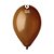 Balão de Festa Látex Liso - Brown (Marrom) #048 -  Gemar - Rizzo - Imagem 1