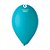 Balão de Festa Látex Liso - Turquoise (Turquesa) #068 -  Gemar - Rizzo - Imagem 1