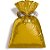 Saco Presente 10x14cm - Dourado Metalizado - 50 unidades - Regina - Rizzo - Imagem 1
