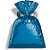 Saco Presente 10x14cm - Azul Metalizado - 50 unidades - Regina - Rizzo - Imagem 1