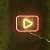 Painel Led Neon -YouTube - 1 unidade - Rizzo - Imagem 1