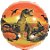 Balão de Festa Microfoil 18'' 45cm - Dinossauro - 1 unidade - Make Mais - Rizzo - Imagem 1