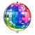 Balão de Festa Microfoil 24'' 60cm - Globo Discoteca - 1 unidade - Make Mais - Rizzo - Imagem 1
