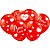 Balão de Festa Decorado Vermelho - Amor - 9'' 23 cm  - 25 unidades - Festcolor - Rizzo - Imagem 1