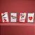 Quadros Decorativos - Amor - 4 unidades - Festcolor - Rizzo - Imagem 1