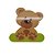 Personagem MDF Urso - 1 unidade - Rizzo - Imagem 1