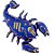 Balão de Festa Metalizado 50'' - Signo Escorpião Azul - 1 unidade - Flexmetal - Rizzo - Imagem 1