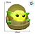 Luminária Baby Yoda - 1 unidade - Disney Original - Rizzo - Imagem 3