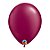 Balão de Festa Látex Liso Pearl (Perolado) - Burgundy (Vinho) - Qualatex - Rizzo - Imagem 1