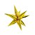 Balão de Festa Metalizado 20.2" 51,2cm - Estrela Dourada - 1 unidade - Flexmetal - Rizzo - Imagem 1