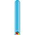 Balão de Festa Canudo - Pearl Azure (Azul Celeste) - 160" - Qualatex - Rizzo - Imagem 1