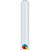 Balão de Festa Canudo - Diamond Clear (Diamante Transparente) - 160" - Qualatex - Rizzo - Imagem 1