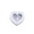 Molde de Silicone Coração Diamantado - 1 unidade - Rizzo - Imagem 1