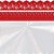 Saco Transparente Bordado Inglês Vermelho - 45x59cm - 25 unidades - Cromus - Rizzo - Imagem 1