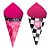 Mini Cone Decorativo Compose - Fashion Show - 24 unidades - Cromus - Rizzo - Imagem 1