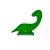 Dinossauro de MDF Verde - Contém 1 unidade unidades - Rizzo - Imagem 1