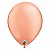 Balão de Festa Látex Liso Sólido - Rose Gold (Ouro Rosé) - Qualatex - Rizzo - Imagem 1