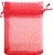 Saquinho de Organza - Vermelho - 10 unidades - Rizzo - Imagem 1