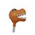 Brinquedo Boca Maluca Dino Rex - Laranja - 1 unidade - Rizzo - Imagem 2